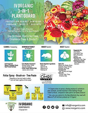 IV Organic 3-in-1 Plant Guard applied to roses for seasonal care
