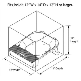 IVAHOU universal installation design fits standard and homemade coops