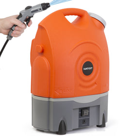 Ivation multipurpose washer powered by rechargeable battery for off grid spraying