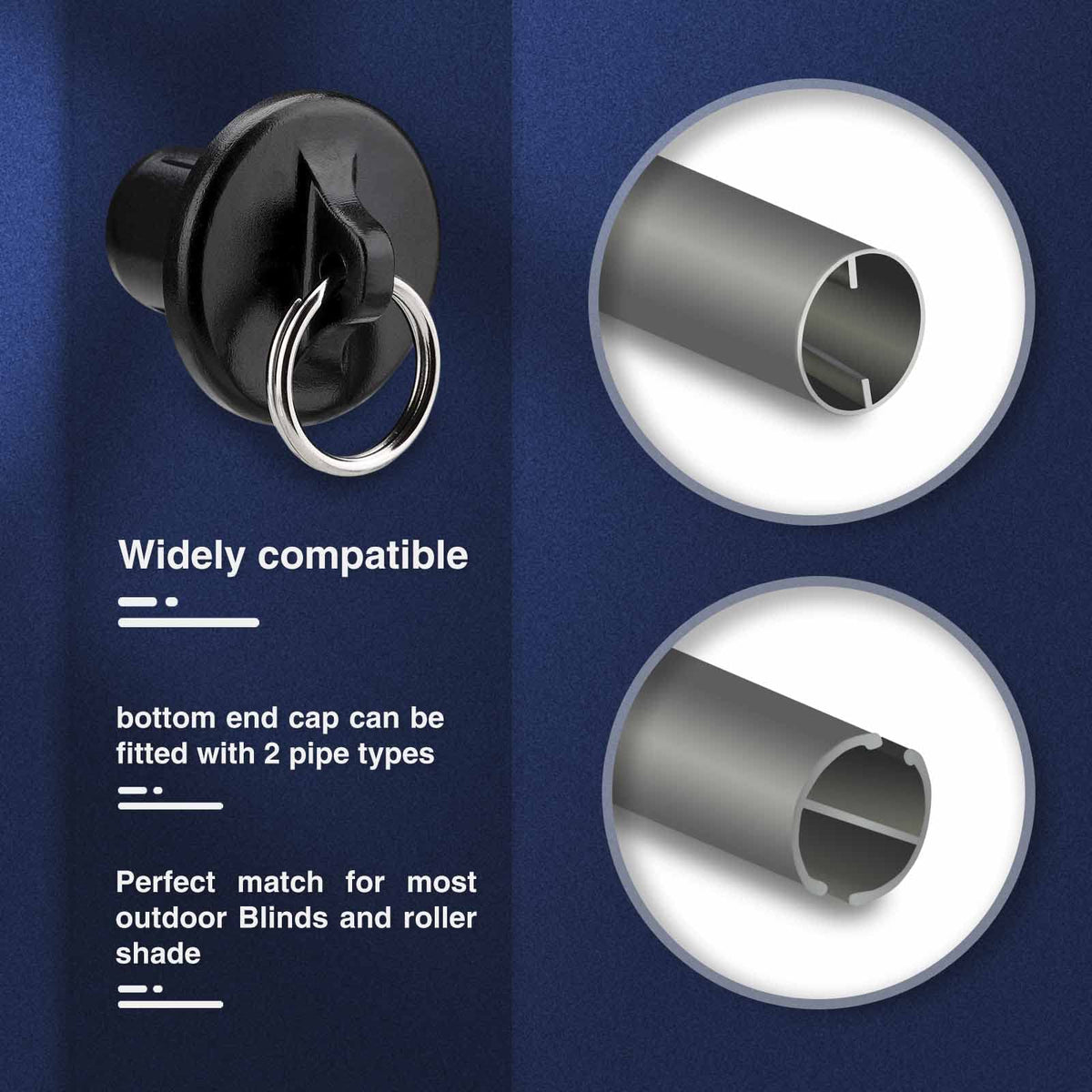 IVYSUN black shade accessories designed for durable outdoor use