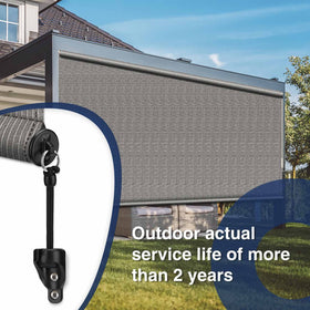 IVYSUN end cap ring kit reinforcing the bottom rail for smoother operation