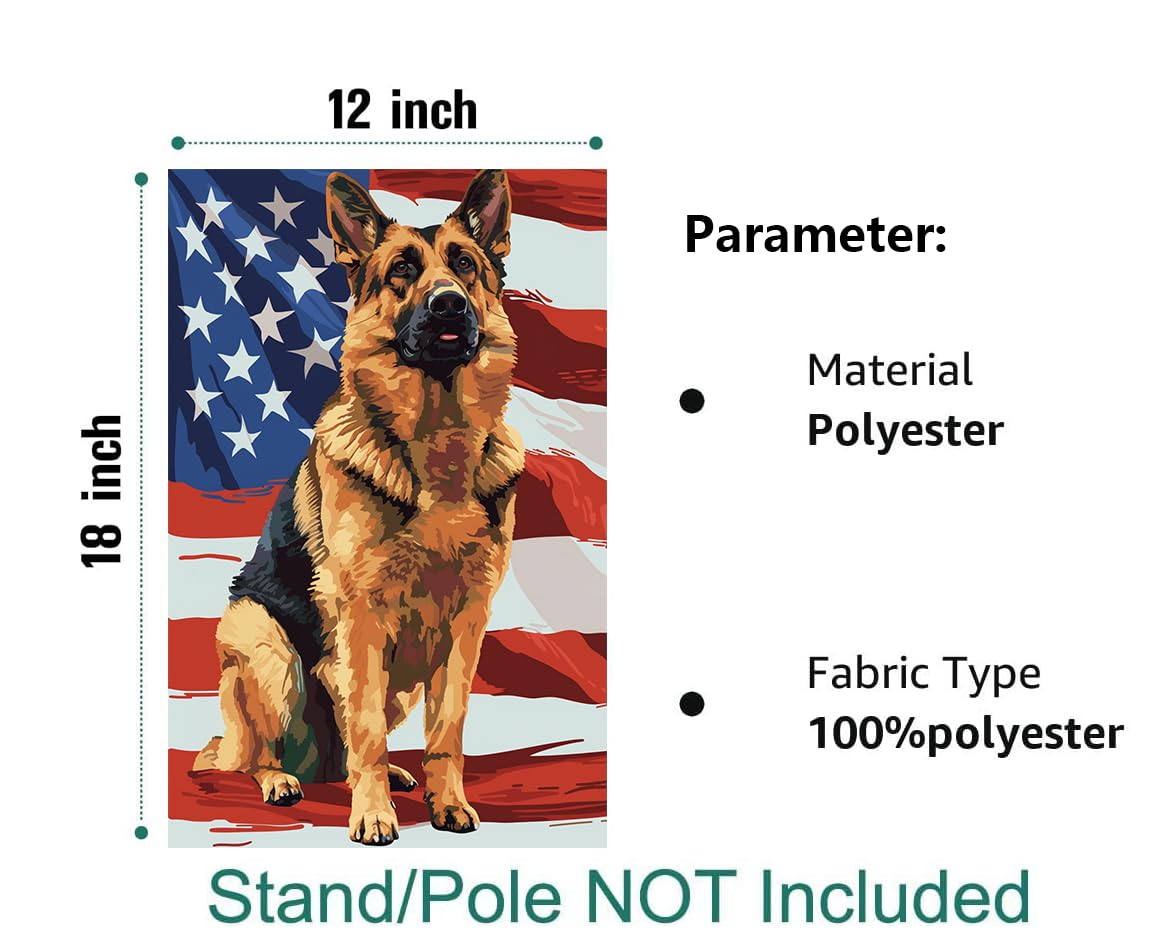 iweeta German Shepherd flag as thoughtful gift for dog lovers.