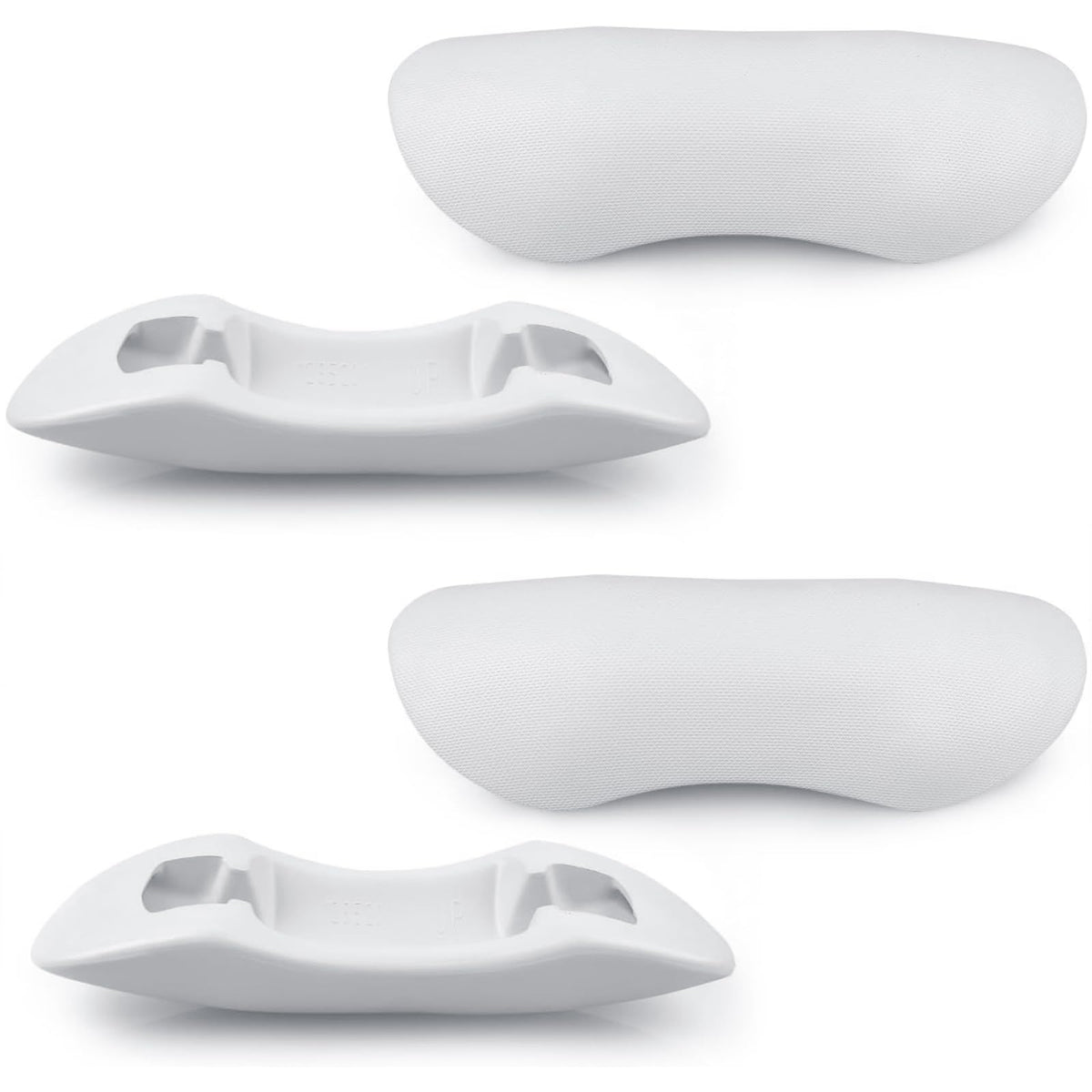 IWIWE 77444 four-pack neck pillows, front view, designed for spa comfort.