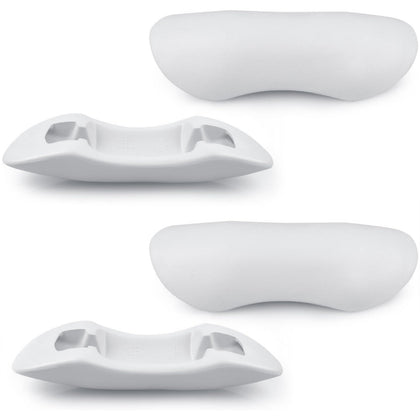 IWIWE 77444 four-pack neck pillows, front view, designed for spa comfort.