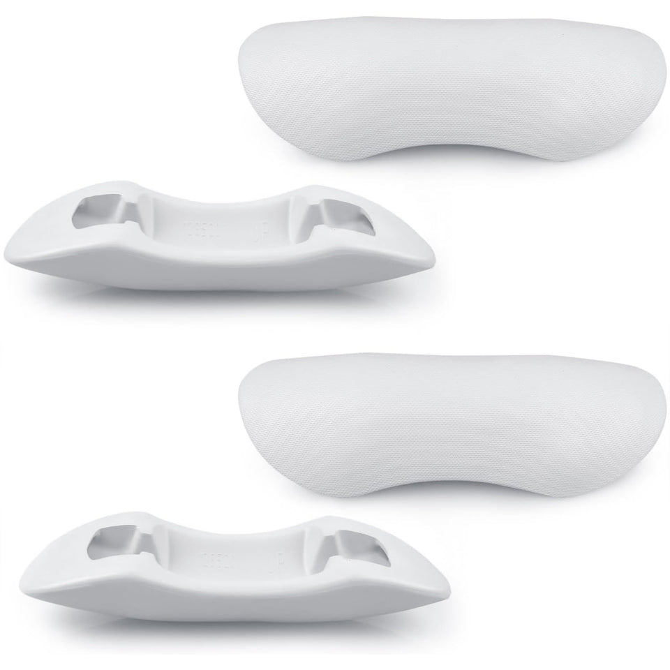IWIWE 77444 four-pack neck pillows, front view, designed for spa comfort.
