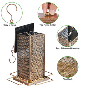 IWNTWY drainage holes prevent water buildup after rain for dry seed access.