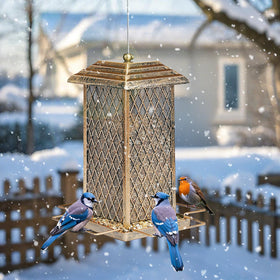 IWNTWY rust-resistant coating keeps the feeder resilient in all weather.