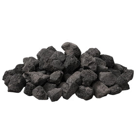 IwoodUS black lava rocks for fire pits with compact 1.2–2 inch stones.