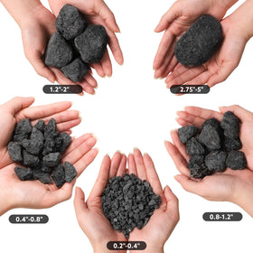 IwoodUS outdoor lava rocks for durable landscaping and fire table accents.