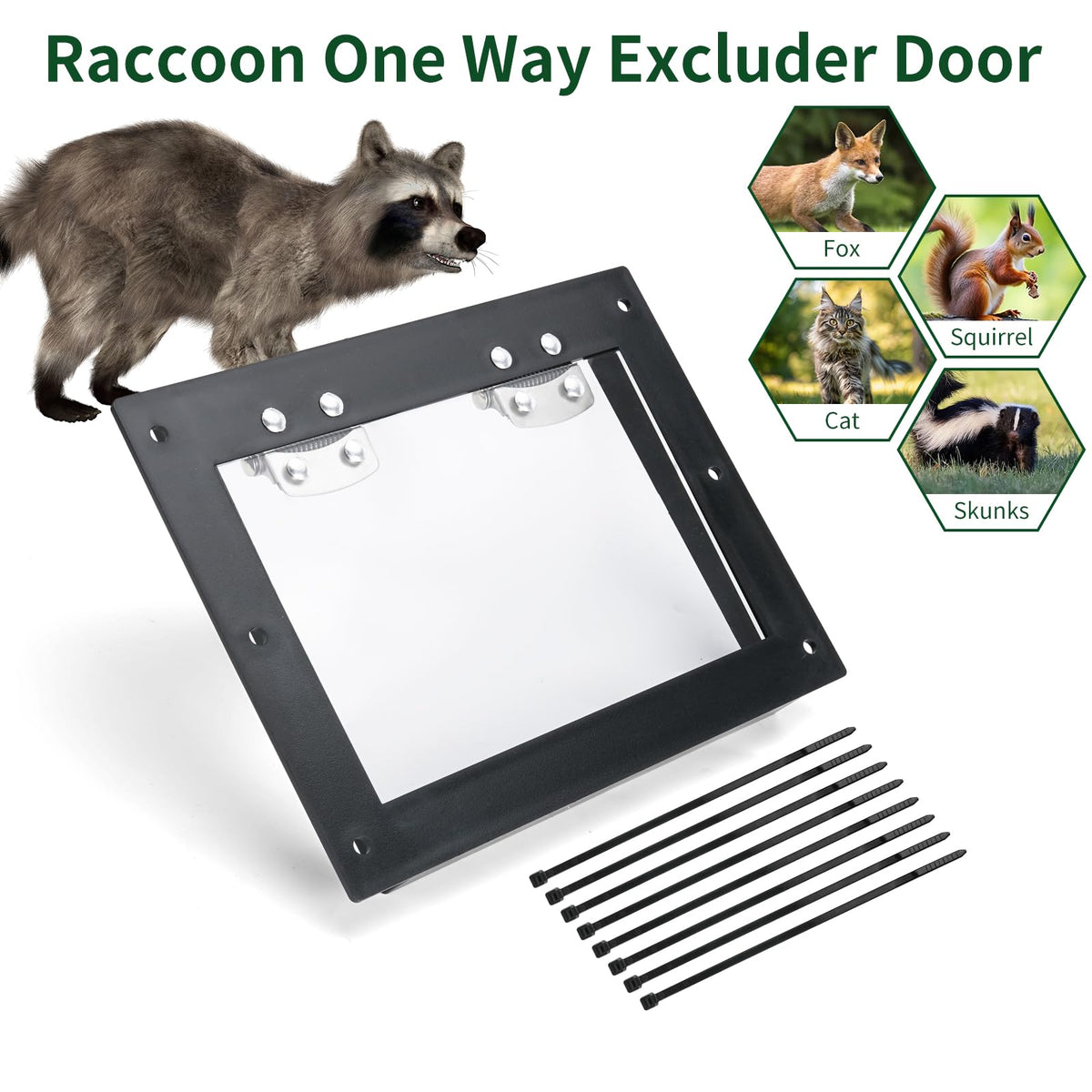 iwreaiy weatherproof construction - all-weather performance for year-round exclusion.