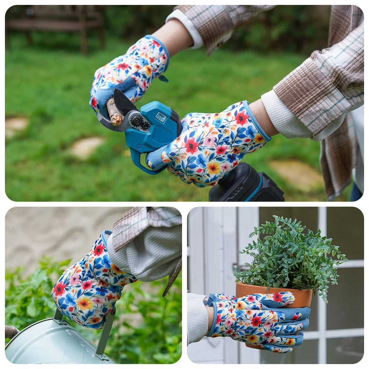 IYICLOTH elastic-wrist garden gloves stay secure during long outdoor sessions