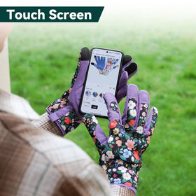 IYICLOTH ergonomic-fit gardening gloves for comfortable wear