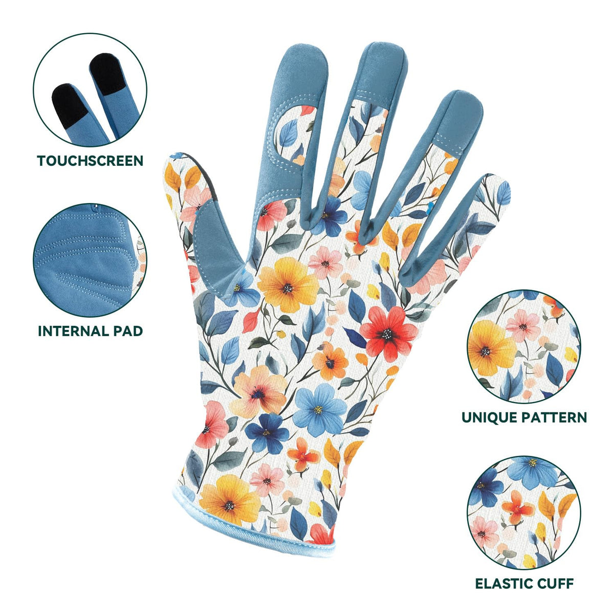 IYICLOTH garden gloves for women provide a strong grip for precise planting and weeding
