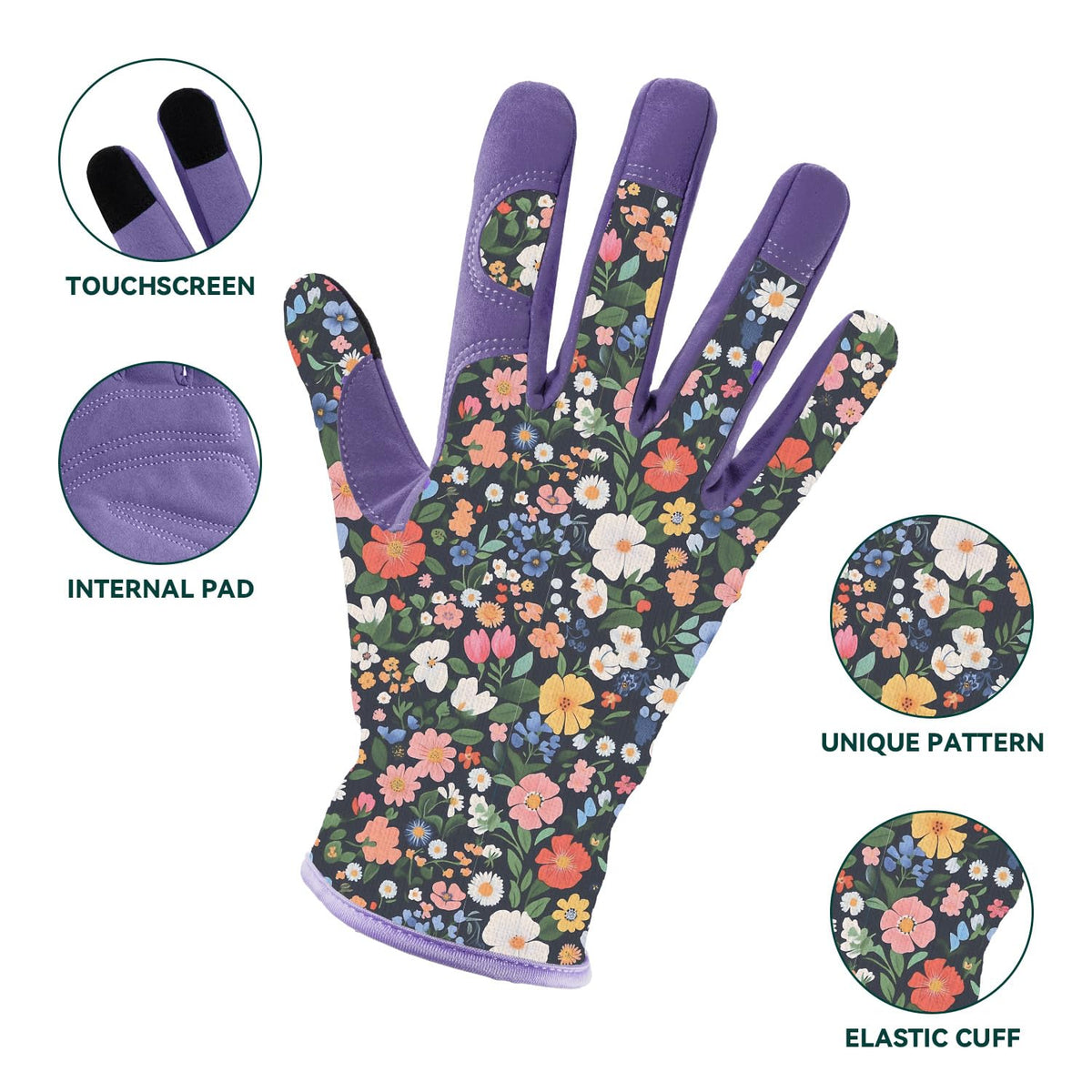 IYICLOTH gloves with touchscreen-capable fingertips for outdoor tasks