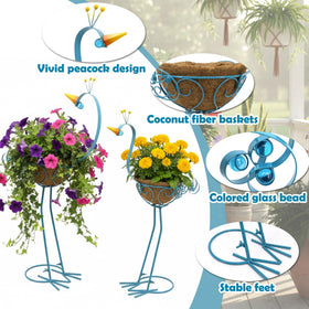J-Fly coconut coir pot close-up with drainage benefits