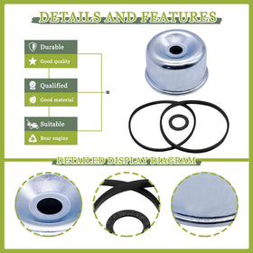 JA MIU carburetor seal ring for float bowl improves containment and integrity.