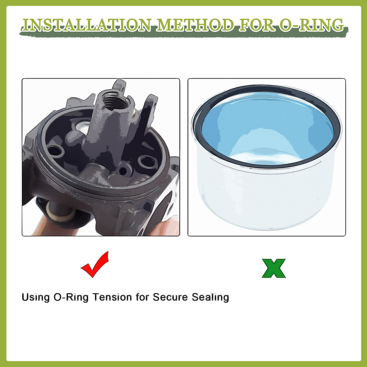 JA MIU float bowl seal ensures reliable carburetor operation.
