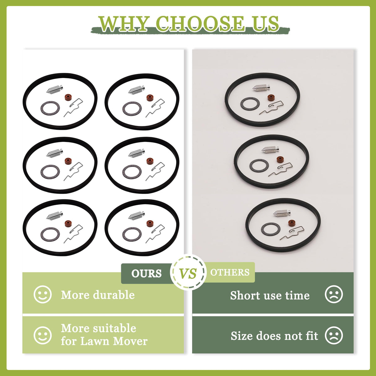 JA&MIU compatibility chart shows Tecumseh and Toro supported models.