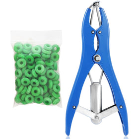 Jabcmier goat banding kit appliance shows safe, quick restraint for small livestock