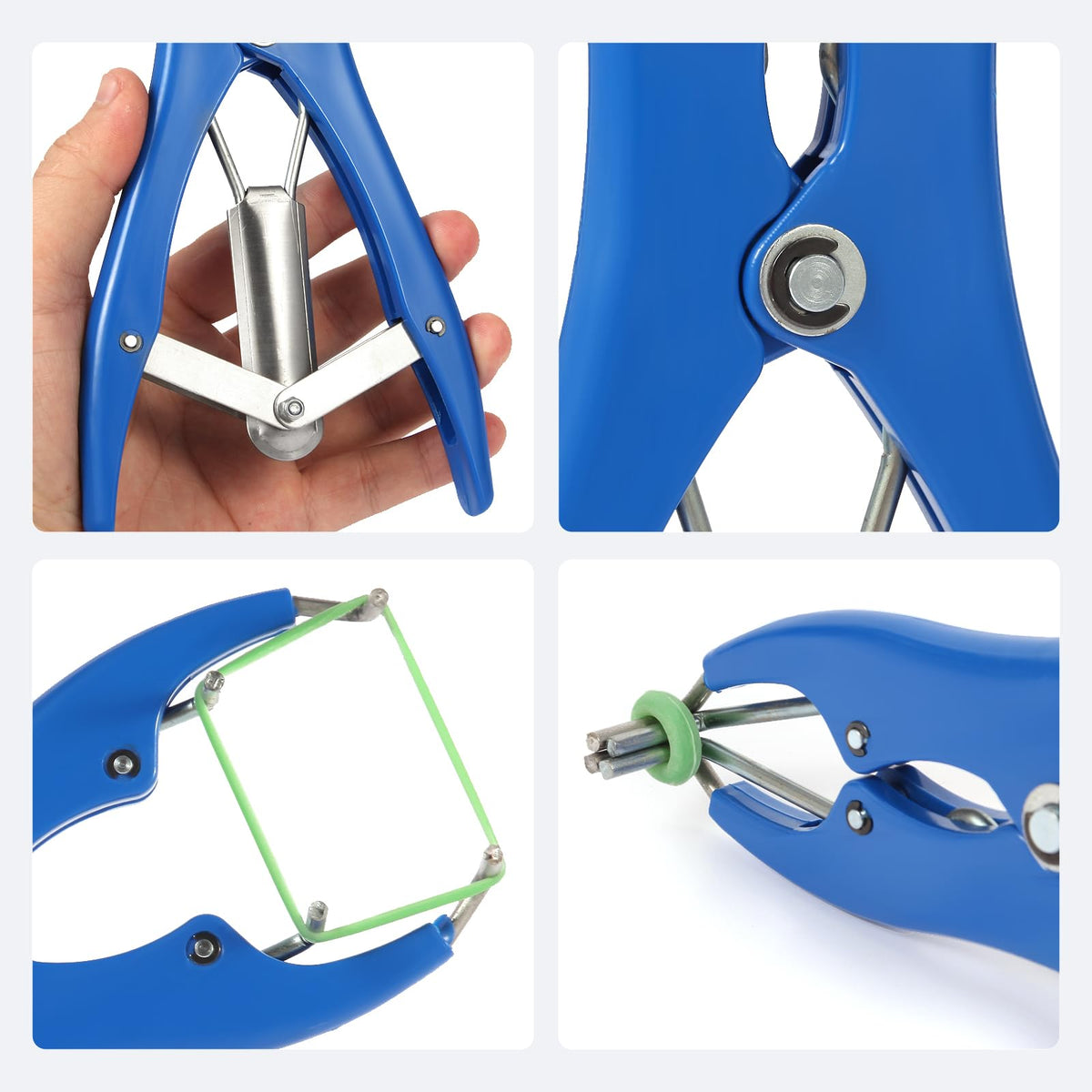 Jabcmier sturdy metal frame ensures longevity for daily farm tasks