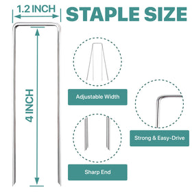 Jaciry galvanized 11 gauge stakes reinforce garden layouts and durability