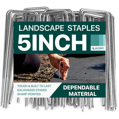 Jaciry landscape stake 5inch anchors fabric and netting in windy yards