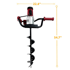 JACKCHEN carry bag and auger kit for convenient transport and storage.