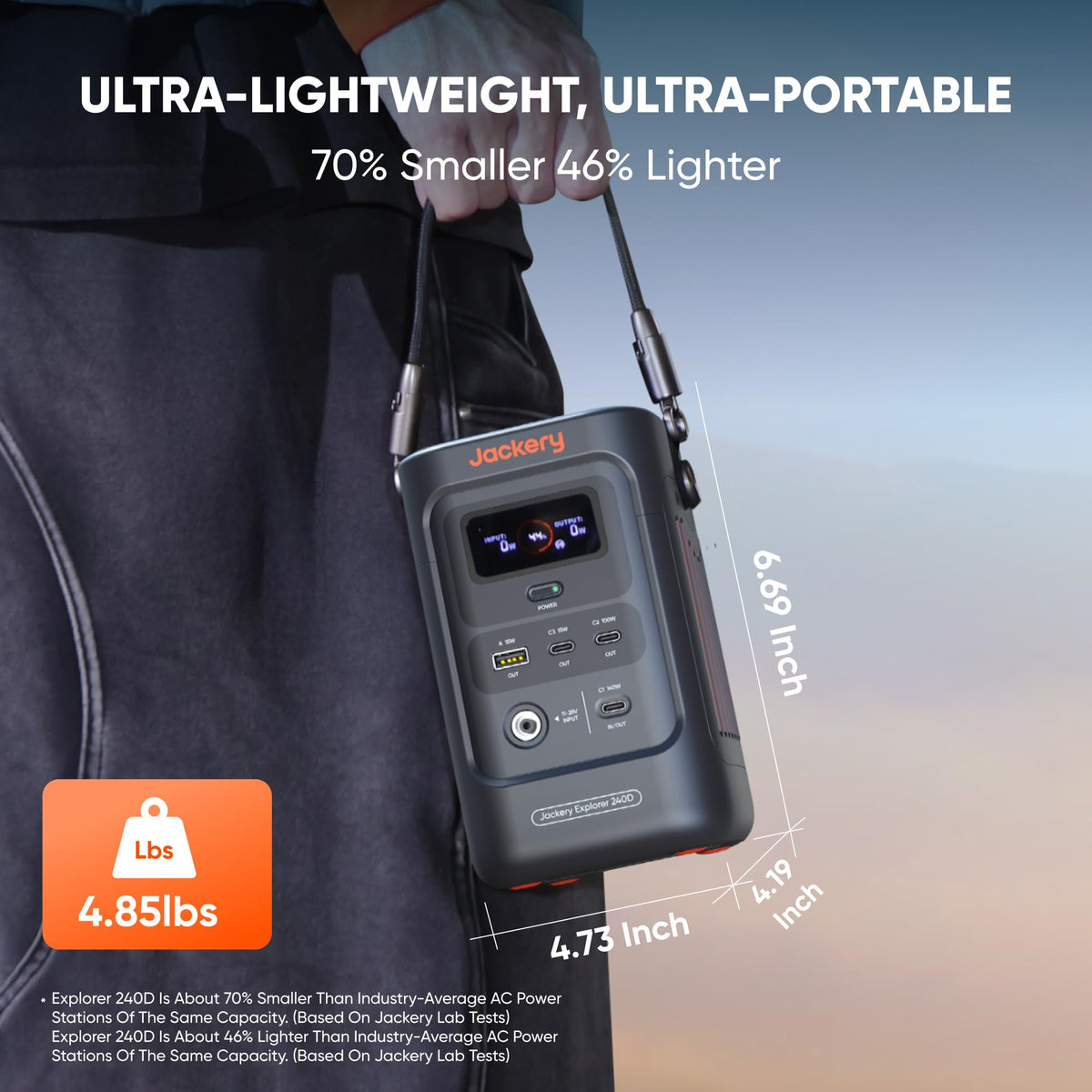 Jackery Explorer 240D keeps Starlink Mini online for up to 10 hours