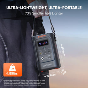 Jackery Explorer 240D keeps Starlink Mini online for up to 10 hours