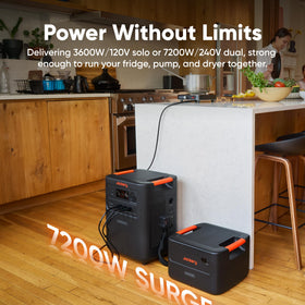 Packaging note indicates separate shipments of HomePower 3600 Plus and solar panels.