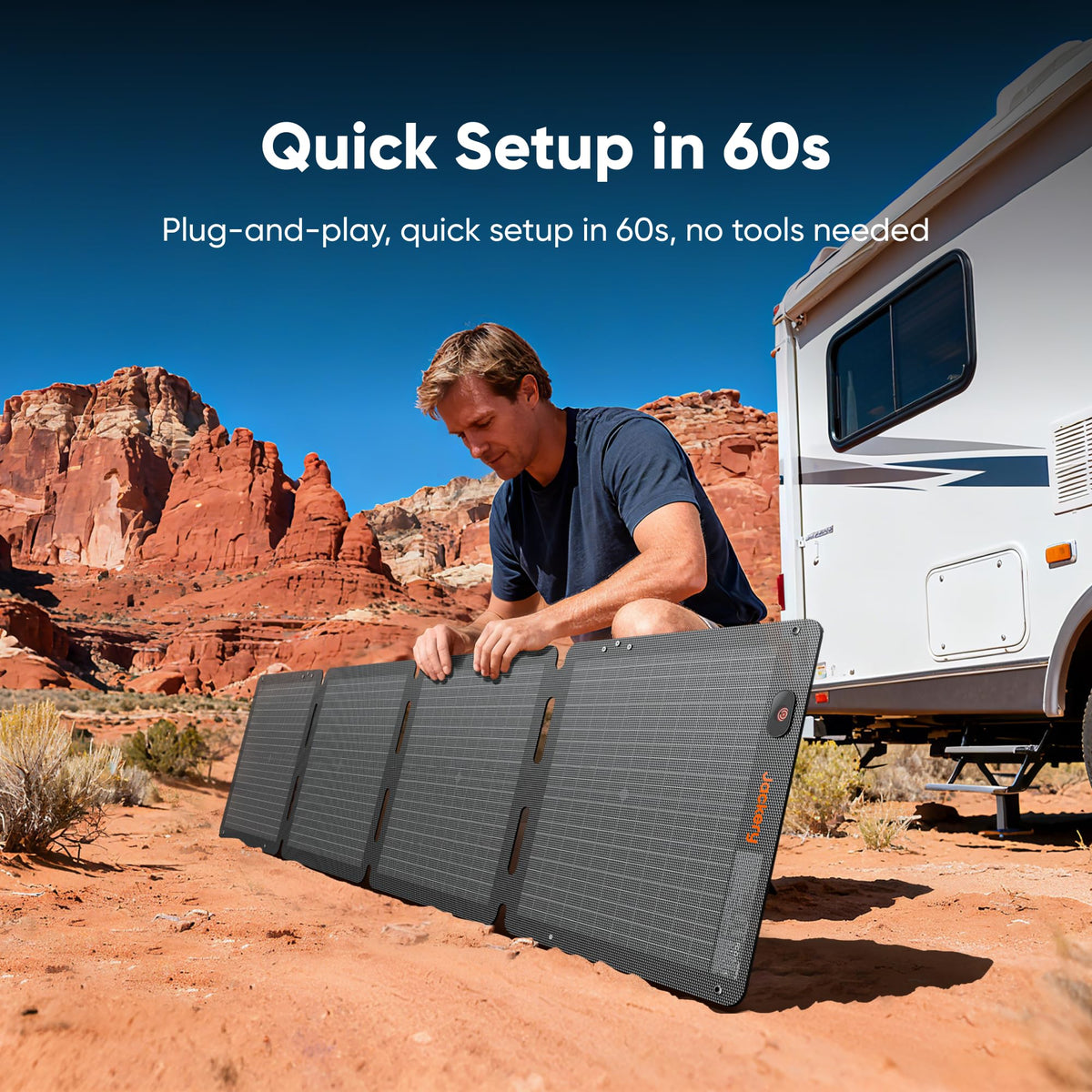 Jackery SolarSaga 100W Air carrying bag included for portable packing.