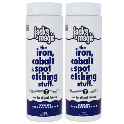 Jack's Magic Stain Solution 1 bottle for stain removal, drain-free pool care