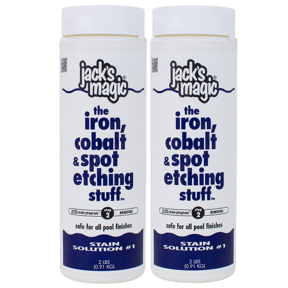 Jack's Magic Stain Solution 1 bottle for stain removal, drain-free pool care