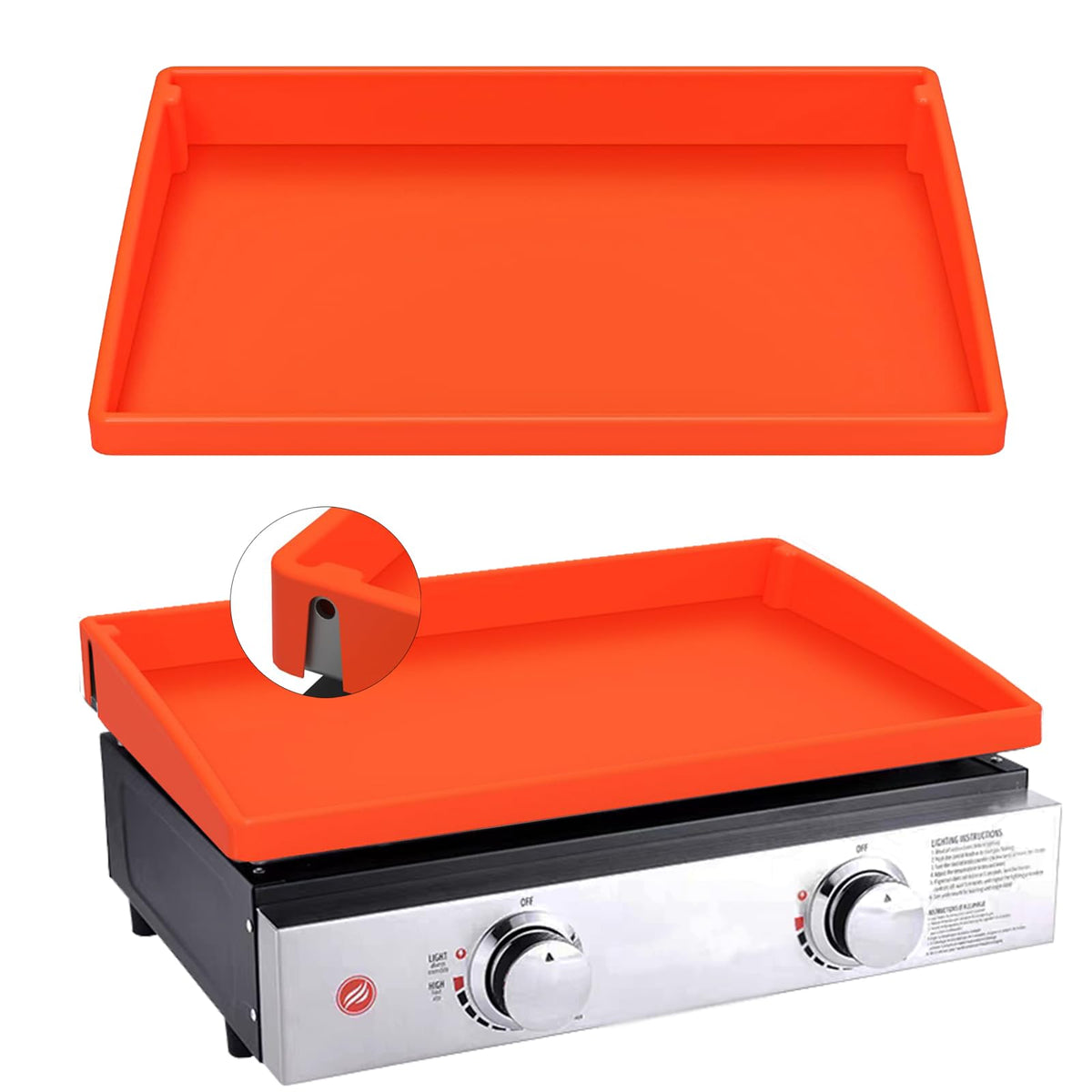 Jacooxi 22-inch griddle cover mat with full-wrap protection for Blackstone