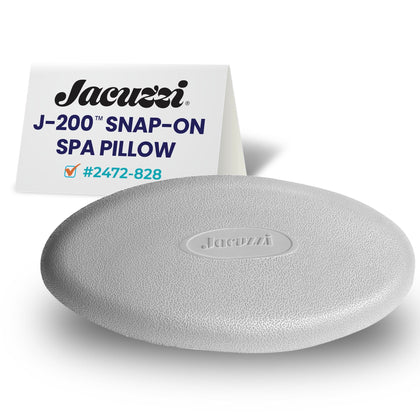 Jacuzzi J-200 oval snap-in spa pillow offering secure neck support.