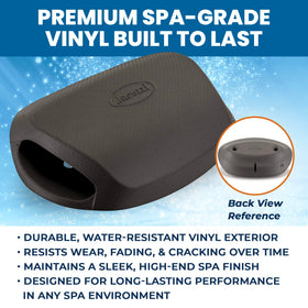 Jacuzzi Pillow 2472-135 ergonomic design cushions neck and shoulders.