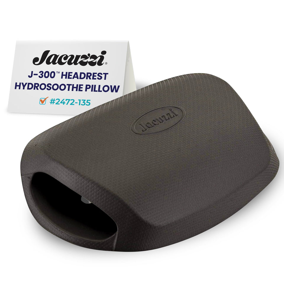 Jacuzzi Pillow 2472-135 with soft foam neck support for relaxing hot tub sessions.