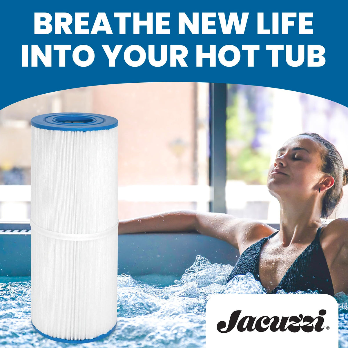 Jacuzzi pleated polyester media filter delivers durable filtration