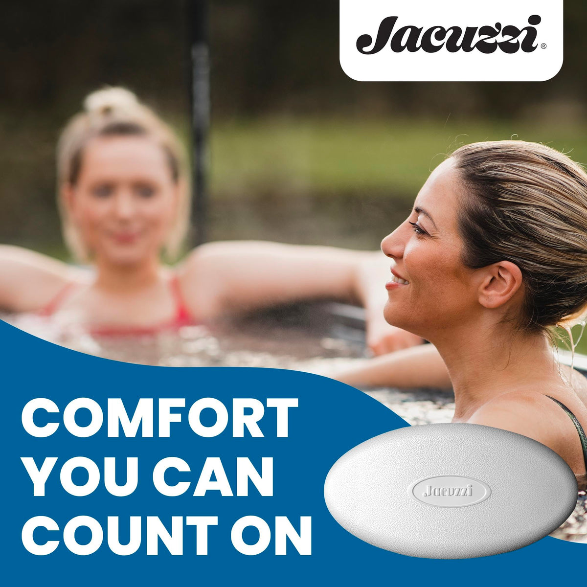 Jacuzzi replacement spa pillow accessory fits 2008+ models.