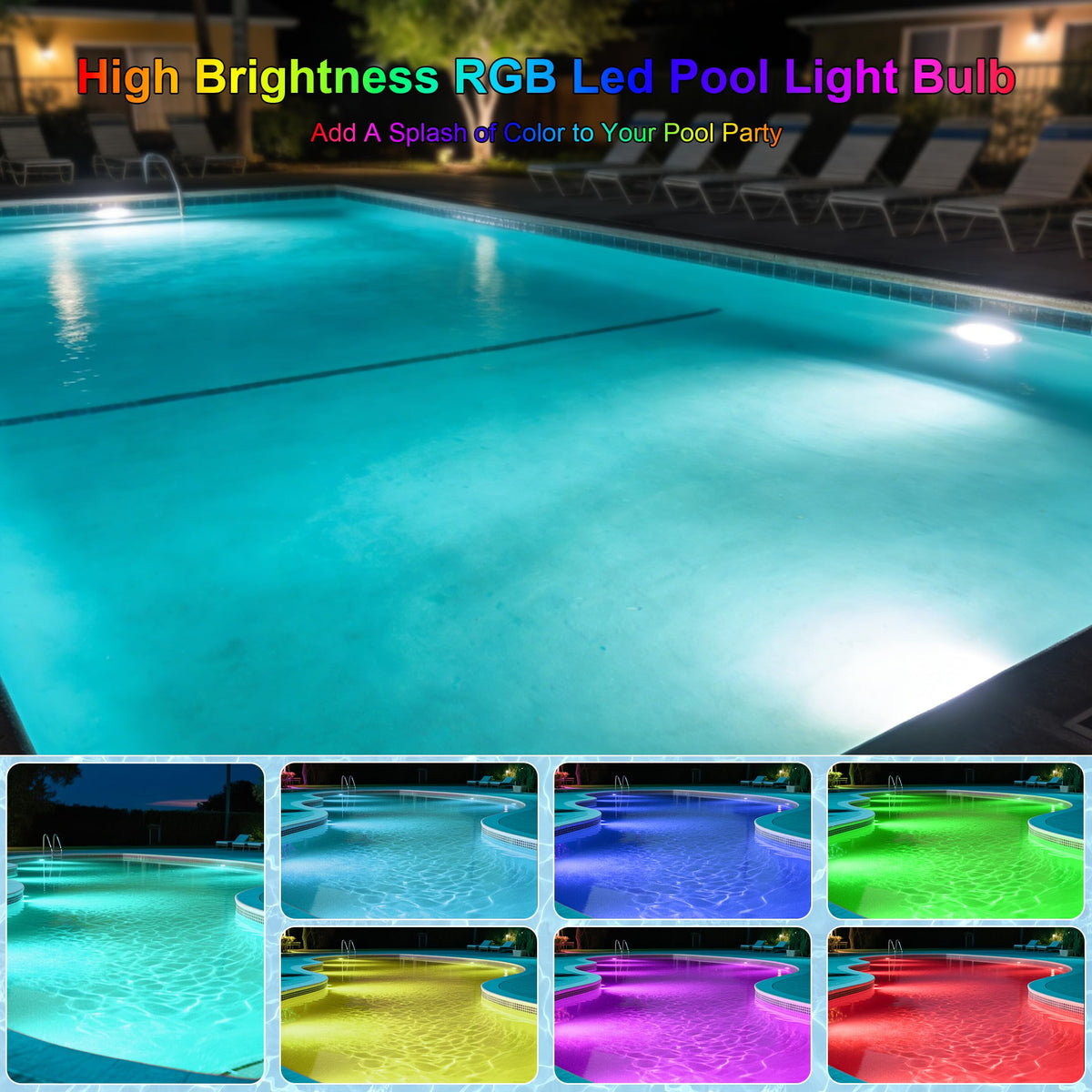 Jadisi pool light E26 base installation enables DIY upgrade
