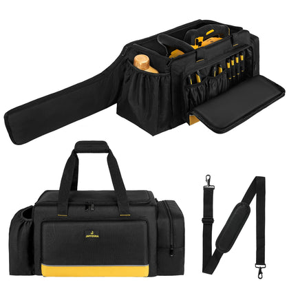 Jaffzora chainsaw case foldable design for space-saving transport