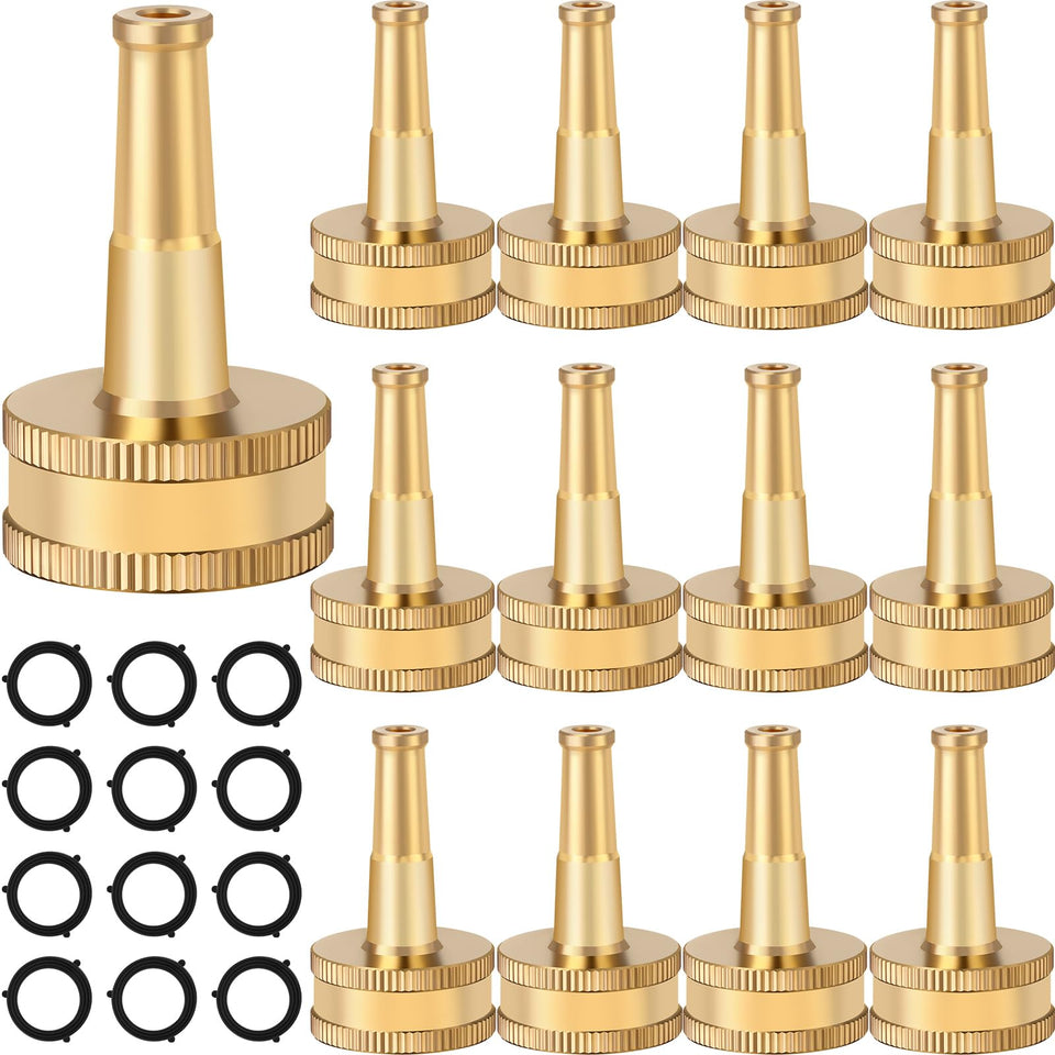 JaGely 12-pack sweeper nozzle jet for powerful outdoor cleaning and debris removal.