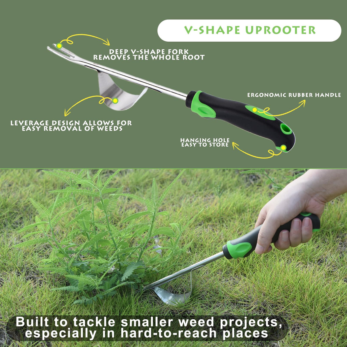 Stainless steel Jahenway tools offer durable performance after rain.