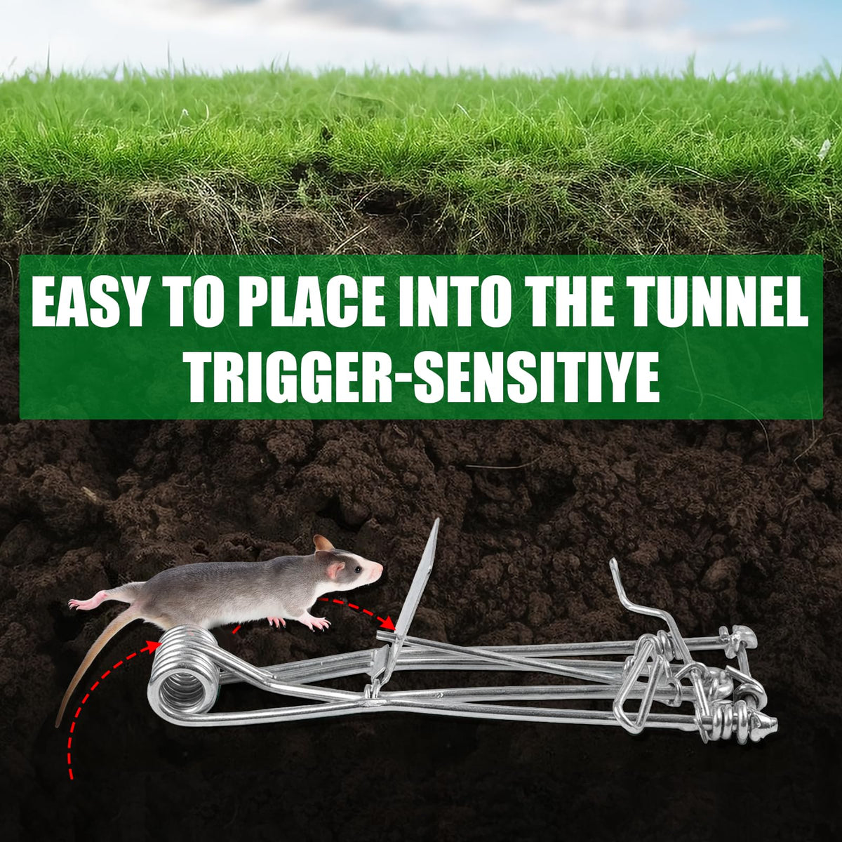 Jahy2Tech 8-pack tunnel coverage protects multiple entrance points in your yard