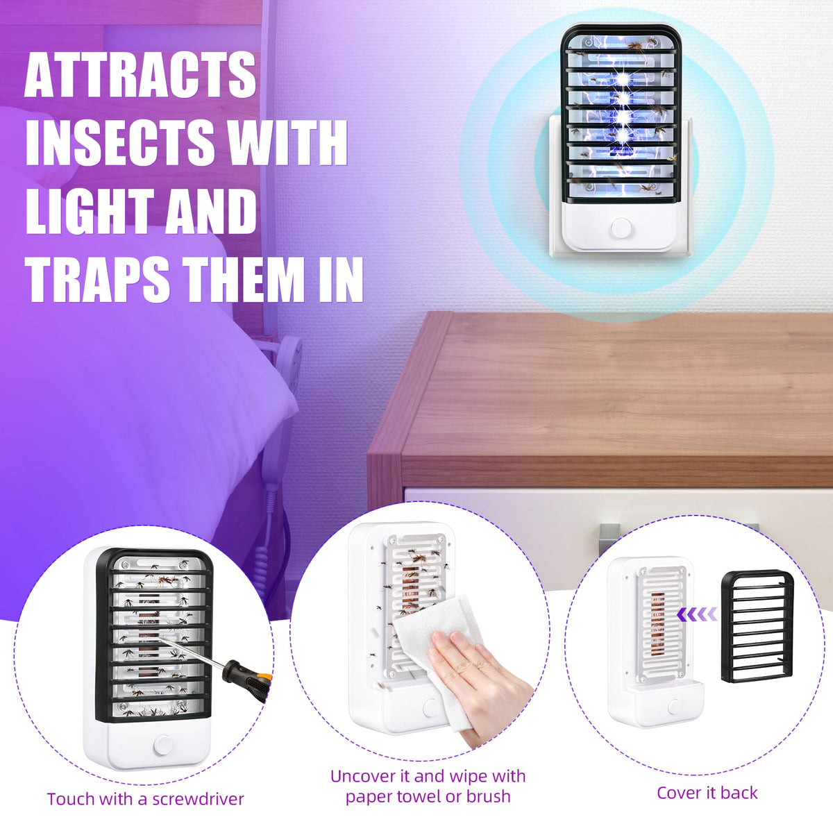 Jahy2Tech nursery zapper delivers quiet insect protection