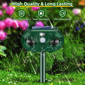 Jahy2Tech IP65 housing endures sun and rain for outdoor use.