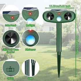 4-pack setup suitable for yards, farms, and coops.