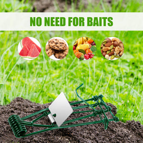 Jahy2Tech metal gopher traps for outdoor use, sturdy and reusable.