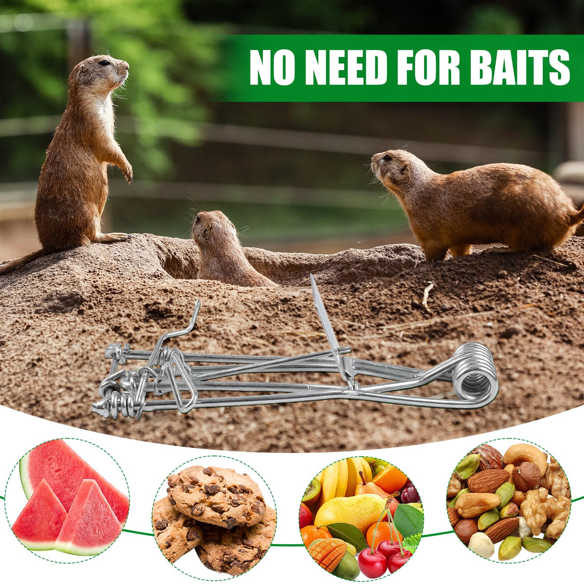 Jahy2Tech mole trap safety clip aids safe setup around pets and kids