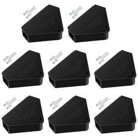 Jahy2Tech eight-pack mouse bait stations with keys for indoors and outdoors.